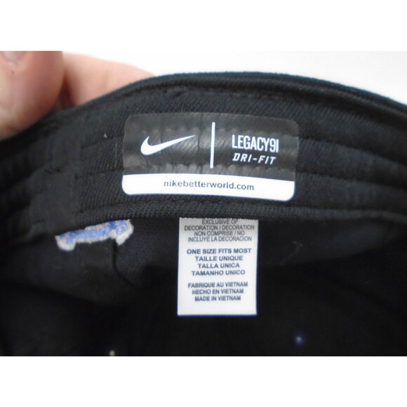 Nike Navy North Carolina Tar Heels NCAA Mens Fitted Size O/S Legacy91 Dri-fit - Picture 7 of 7